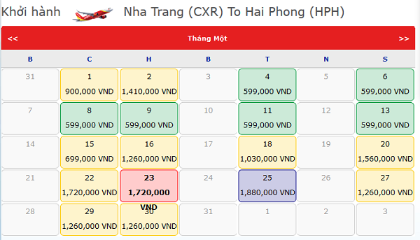 vé-máy-bay-tết-Nha-Trang-Hải-Phòng