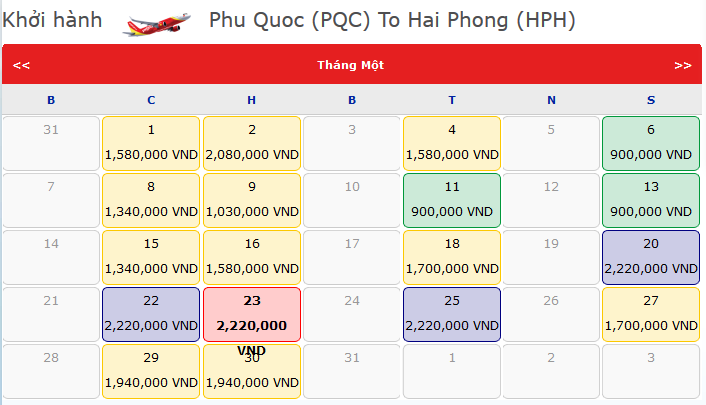 vé-máy-bay-tết-Phú-Quốc-Hải-Phòng