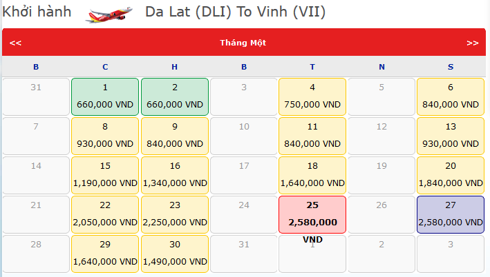 vé-máy-bay-tết-Đà-Lạt-Vinh